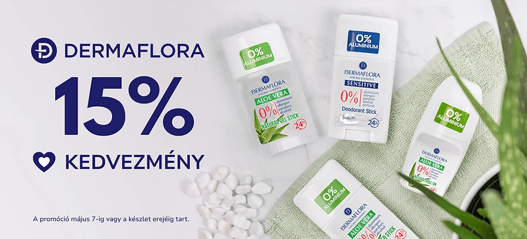 Dermaflora 15% kedvezménnyel