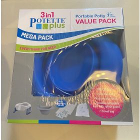 Potette Plus Utazó bili 3in1 szett #Blue új