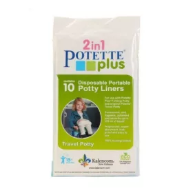   Potette Plus Biológiailag lebomló eldobható zacskók a Potette Plus hordozható bilihez - 10db