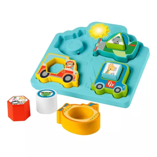 Fisher-Price Forma és járgány kirakó fénnyel és hanggal #HRP31
