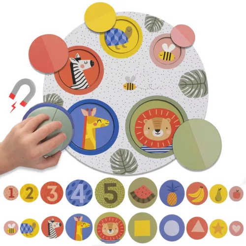 Taftoys mágneses játék Magnetic Peek-A-Boo puzzle #12885