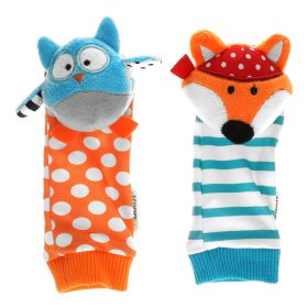 Bblüv Düo Zokni-csörgő szett #Bagoly #BB104F