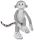 Zazu Plüss éjjeli fénnyel #majom #ZA-MAX-01 B