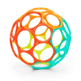   Bright STARTS OBALL Játék™ Classic 10 cm narancssárga/türkiz 0 hónapos kortól #12288-188