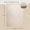 Hakuna Matte memóriahabos puha gyerekszőnyeg 150x200 cm - Nordic Grid #HM-CP-200-150-CH