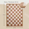 Hakuna Matte memóriahabos puha gyerekszőnyeg 150x200 cm - Négyzetek #HM-CP-200-150-SQ