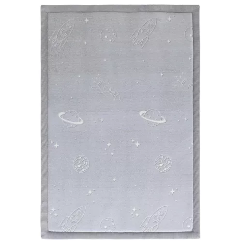 Hakuna Matte memóriahabos puha gyerekszőnyeg 170x120 cm - Világító bolygók #HM-CPG-170-120-P