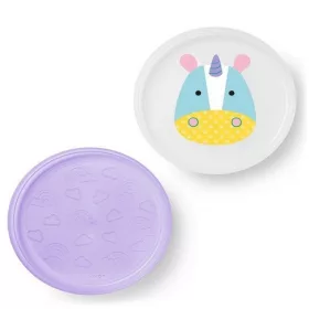   Skip Hop Zoo Csúszásgátlós tányér lapos #2db #Unikornis #252240