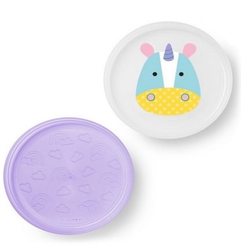Skip Hop Zoo Csúszásgátlós tányér lapos #2db #Unikornis #252240