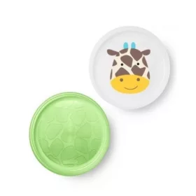   Skip Hop Zoo Csúszásgátlós tányér lapos #2db #Zsiráf #252243