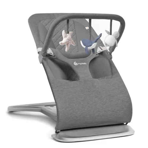 Ergobaby Játékhíd Evolve Bouncer pihenőszékhez - Ocean Wonders Grey #EVLBNCTBOCNWND