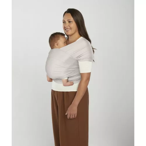 Ergobaby Aura Sustainable Mesh hordozókendő - Soft Grey #WLASMSFTGRY
