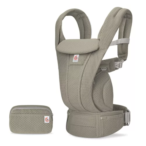 Ergobaby Omni Deluxe Mesh kenguru - Soft Olive #BCODMSFTOLV