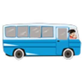 Óvodai jelkészlet 16 darabos #Busz