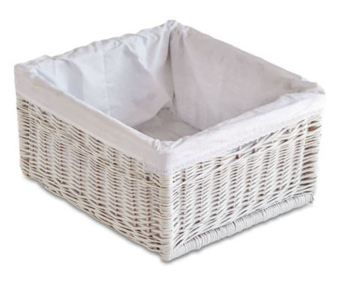 Faktum Kosár fonott bélelt #nagy #Fehér #15191611