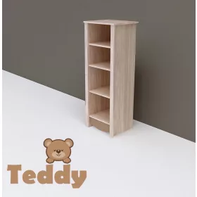 Todi Teddy polcos nyitott keskeny szekrény