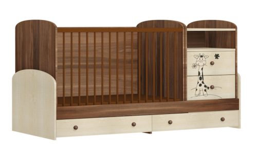 Faktum Makaó kombi pelenkázós kiságy #zsiráf #00514602