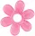 Babyono Hűtőrágóka zselés virág #pink #1060-406359