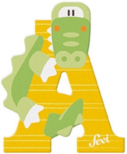 Sevi Fa betű Állatos A sárga új