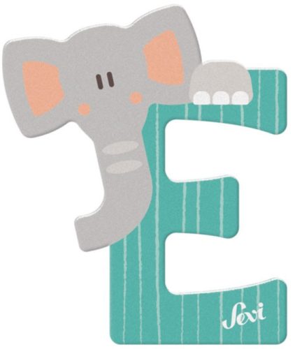 Sevi Fa betű Állatos E zöld
