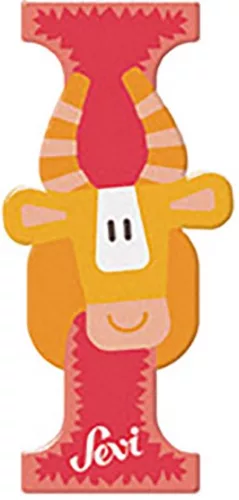 Sevi Fa betű Állatos I rózsaszín