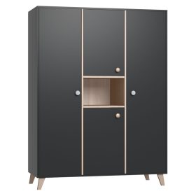 Faktum Colette Antracit 3 osztású szekrény #22280600