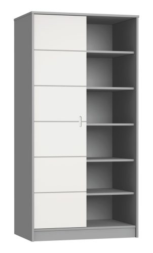 Faktum Alda Selyemszürke 2 osztású szekrény #12122111