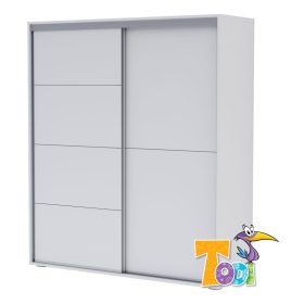Todi White Bunny gardróbszekrény #200cm