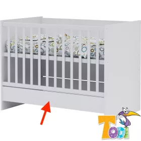 Todi White Bunny Magasító a kombiágy rácsos ágya alá