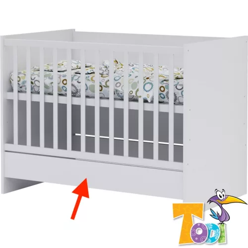 Todi White Bunny Magasító a kombiágy rácsos ágya alá