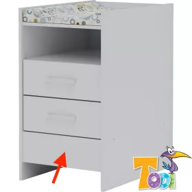   Todi White Bunny Magasító a kombiágy pelenkázórésze alá