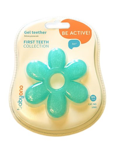 Babyono Hűtőrágóka zselés virág #türkiz #1060-406359