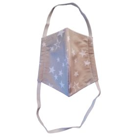   Kikkaboo felnőtt egészségügyi maszk pamut #bézs csillag #911022