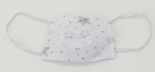 Wikids Higiéniai maszk #Gyermek #3-6 év #szürke csillagos KIFUTÓ