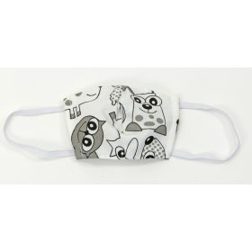   Wikids Higiéniai maszk #Gyermek #3-6 év #szürke kutyás cicás KIFUTÓ