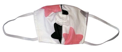 Wikids Higiéniai maszk #Junior 1 #6-10 év #szürke rózsaszín csillagos KIFUTÓ