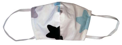 Wikids Higiéniai maszk #Junior 2 #10-14 év #szürke fekete csillagos KIFUTÓ