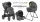 Inglesina Aptica XT Darwin babakocsi szett #Charcoal Grey #AL74N0CRG