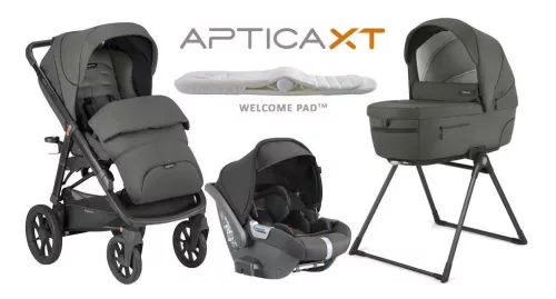 Inglesina Aptica XT Darwin babakocsi szett #Charcoal Grey #AL74N0CRG