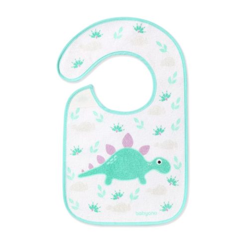 Babyono előke frottír vízálló réteggel #közepes #zöld dino #832-407622