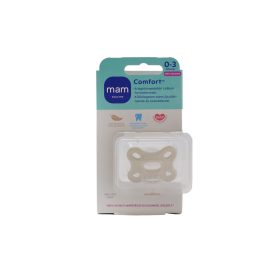   MAM Comfort szilikon játszócumi puha #0-3h #bézs #853937 2025