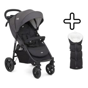   Joie Litetrax 4 babakocsi #Coal Therma téli bundazsákkal #Coal #217020-216829