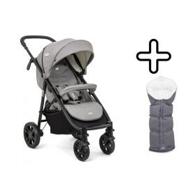   Joie Litetrax 4 DLX babakocsi #Gray Flannel - Therma téli bundazsák #Gray Flannel #609690-216828