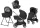 Inglesina Aptica XT Darwin babakocsi szett #Mystic Black #AL71N0MYB