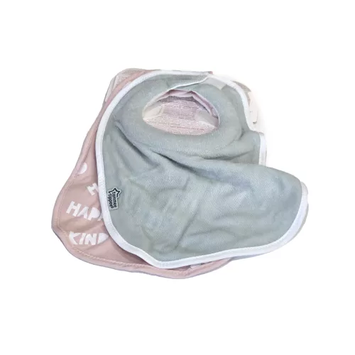 Tommee Tippee Comfeefit Újszülött előke #2db #menta-fehér #46353060-635303