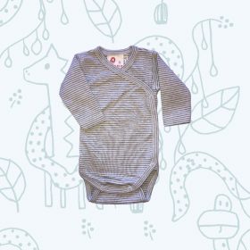   Leopoldi Body hosszú ujjú #réklis #44 #szürke csíkos #107030