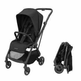   Maxi-Cosi Leona Essential Black babakocsi Oria Essential Grey mózeskosárral