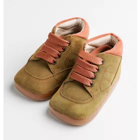 Falcon Elsőlépés cipő fűzős 18 khaki barna fűző