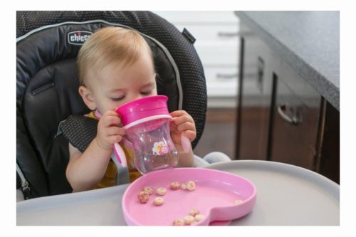Chicco Itatópohár 360 Perfect 12h #rózsaszín méhecske #CH00695110-070053