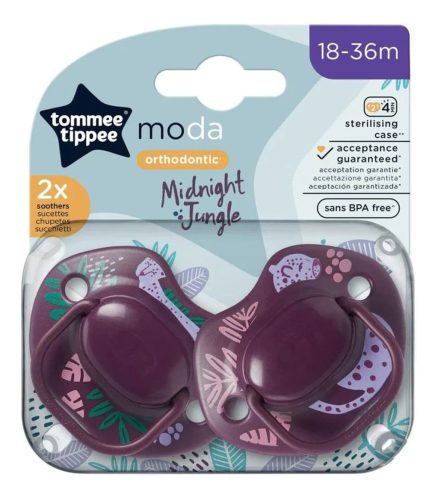 Tommee Tippee Moda Játszócumi #2db #18-36hó #bordó #43343694-334367